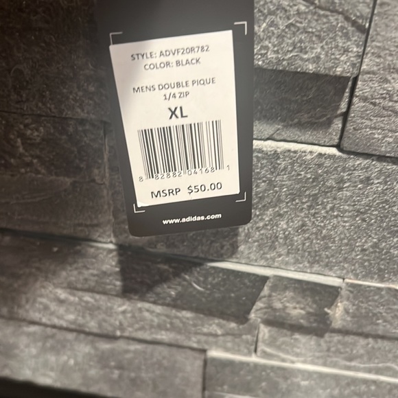 Adidas Quarter Zip Color Block Long Sleeve Active Top - Picture 7 of 11